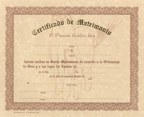 Spanish Certificates